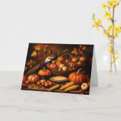 Carte Nature morte d'automne (Fleur jaune)
