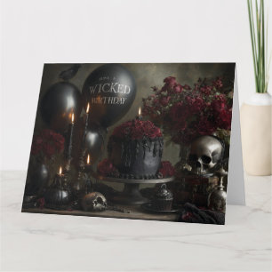 Carte Nature morte gothique sombre et maussade pour un a
