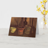 Carte Nature morte Pinceaux dans un pot par Vincent van (Fleur jaune)