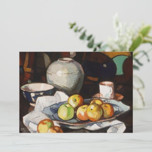 Carte Nature morte, pommes et pot | Samuel John Peploe (Debout devant)