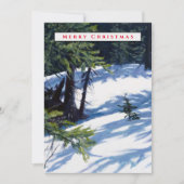 Carte Nature Mountain Neige au Colorado (Devant)