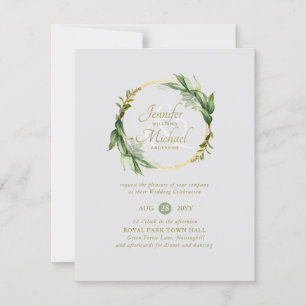 Carte Natures Love Verdure Mariage de couronne