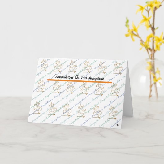 Carte Natya_Sangeetha_Arangetram_félicitations (Fleur jaune)