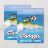 Carte Naufrage Îles Ioniennes de Grèce (Devant / Derrière)
