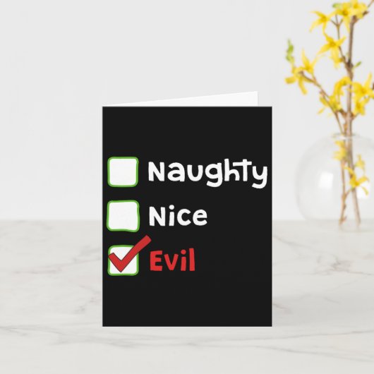 Carte Naughty6 (Fleur jaune)