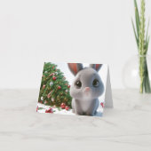 Carte Naughty Bunny Noël (Devant)