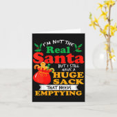 Carte Naughty Christmas For Men Huge Package Sack Dirty (Fleur jaune)