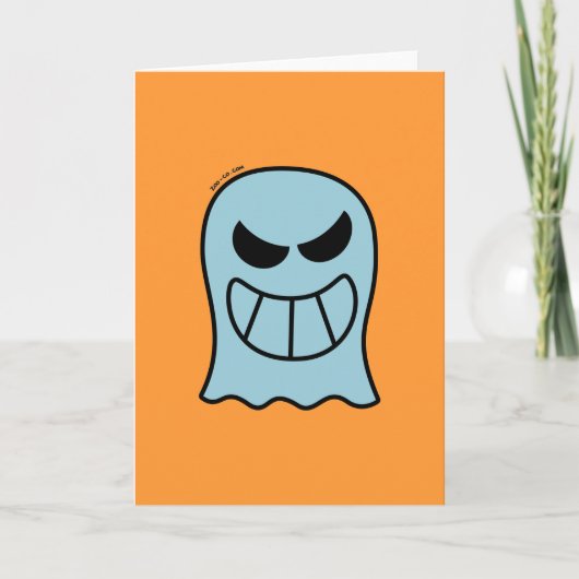 Carte Naughty Halloween Ghost (Devant)