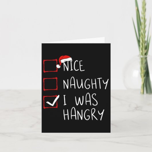 Carte Naughty I (Devant)