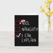Carte Naughty I (Fleur jaune)