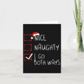 Carte Naughty I Go Both (Devant)