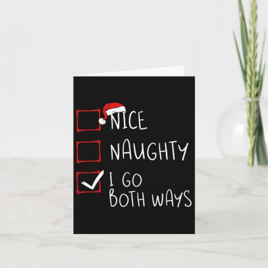 Carte Naughty I Go Both (Devant)