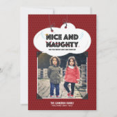 Carte | Naughty + Nice (Devant)