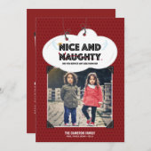 Carte | Naughty + Nice (Devant / Derrière)