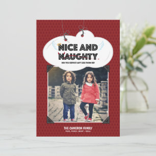 Carte   Naughty + Nice