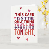Carte Naughty Opening Tonight Card (Fleur jaune)