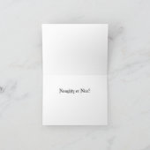 Carte Naughty ou Nice (Intérieur)