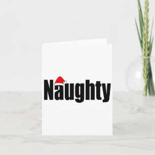 Carte Naughty Ou Nice Drôle Correspondant Famille De Noë
