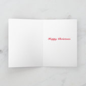 Carte Naughty Pinup Joke Funny Rude Red Christmas Card (Intérieur)