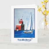 Carte Nautique 100e anniversaire (Fleur jaune)