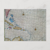 Carte Nautique Ancienne des Caraïbes (Devant)