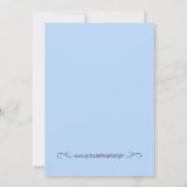 Carte nautique de bingo-test de baby shower (Dos)