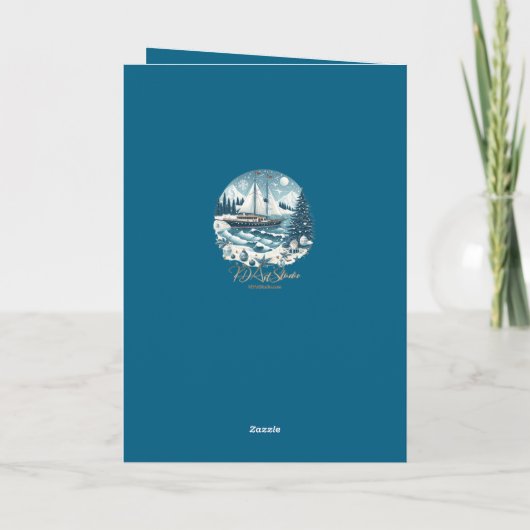 Carte Nautique de Noël (Dos)