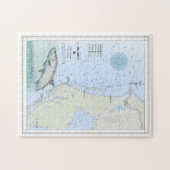 Carte nautique de puzzle de Côte du Golfe de la (Horizontal)