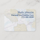 Carte nautique San Francisco Nettoyant bleu clair (Dos)