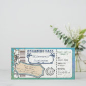 Carte nautique Starfish Beach Boarding Pass (Debout devant)