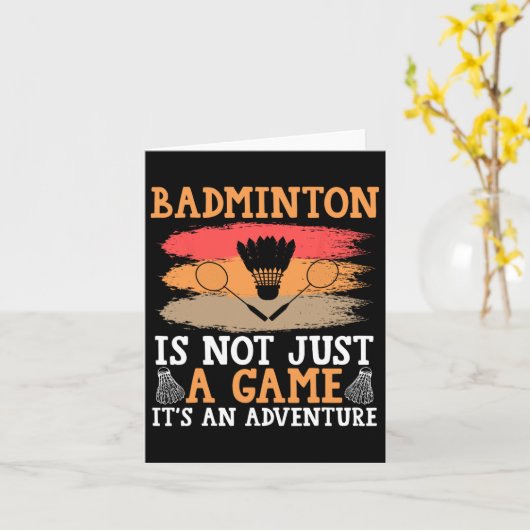 Carte Navette Badminton (Fleur jaune)