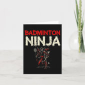Carte Navette Badminton Ninja (Devant)