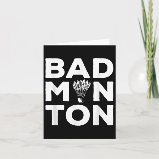 Carte Navette Badminton Player 1 (Devant)