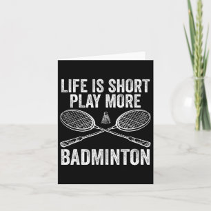 Carte Navette Badminton Player 8