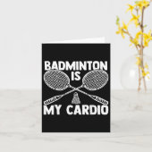 Carte Navette Badminton Player 8 (Fleur jaune)
