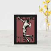 Carte Navette Nerd Badminton (Fleur jaune)