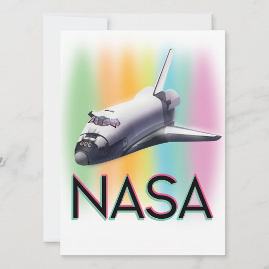 Carte Navette spatiale de la NASA (Devant)