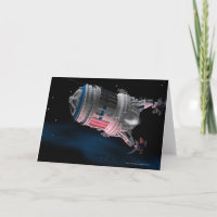 Navette spatiale satellisant Mars