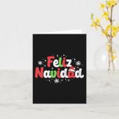 Carte Navidad Matching Famille espagnole Noël mexicain (Fleur jaune)