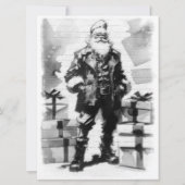 Carte Navidad Punk (Santa pared). (Dos)