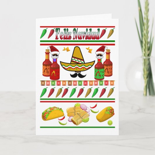 Carte Navidad Ugly Motif (Devant)