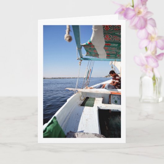 Carte Naviguant sur le Nil, Luxor (Orchidée)