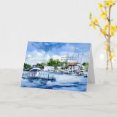 Carte Naviguer ensemble (Fleur jaune)