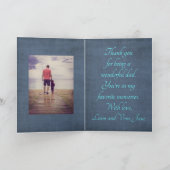 Carte Naviguer sur la mer Jour du père heureux Photo (Intérieur)