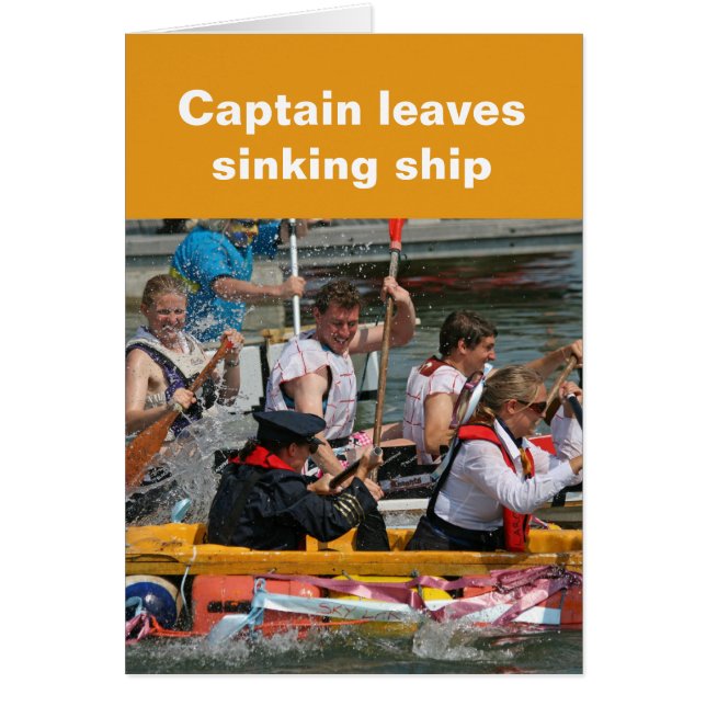 Carte navire coulant (Devant)