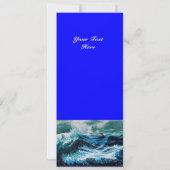 Carte Navire en mer dans la tempête (Dos)