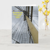 Carte Navire Nautique Grand (Fleur jaune)