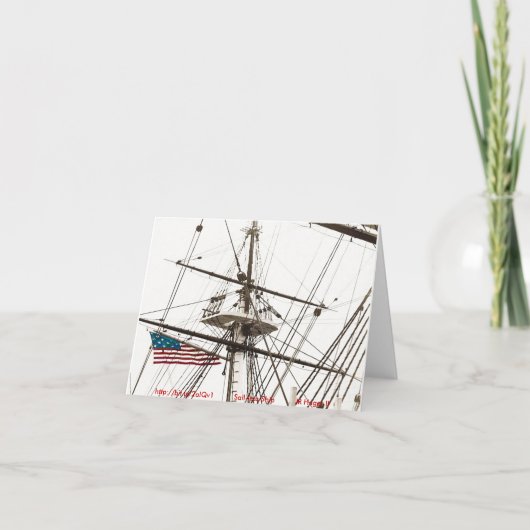 Carte Navire sans voile (Devant)