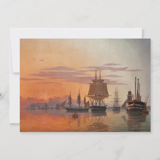 Carte Navires sur le Tage | Carl Dahl (Devant)