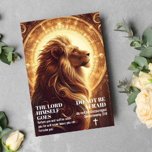 Carte N'Ayez Pas Peur Deutéronome 31:8